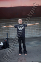 Whole Body Man T poses White Casual Average Standing Street photo references